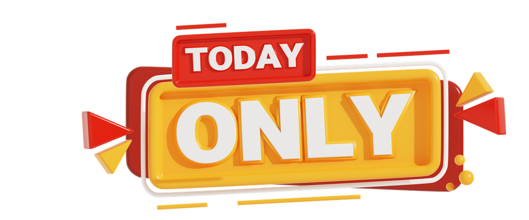 Today Only  3D Icon