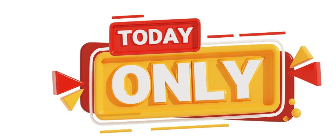 Today Only  3D Icon