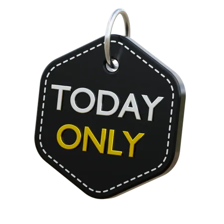 Today Only  3D Icon