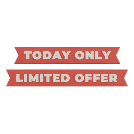 Today Only Limited Offer  3D Icon