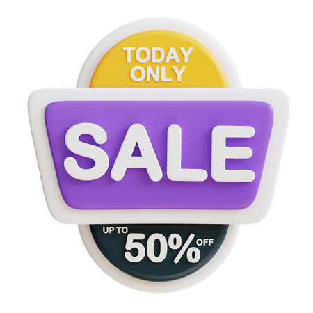 Today Sale 50  3D Icon