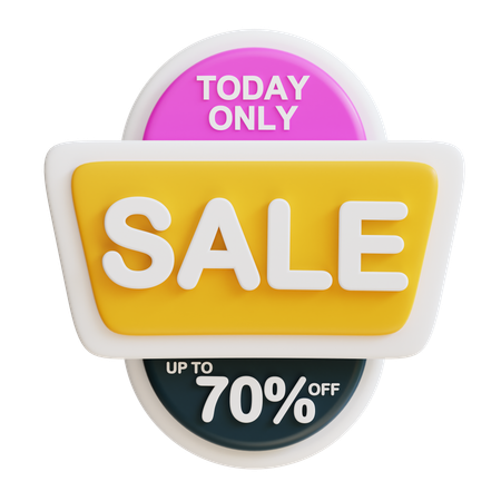 Today Sale 70  3D Icon