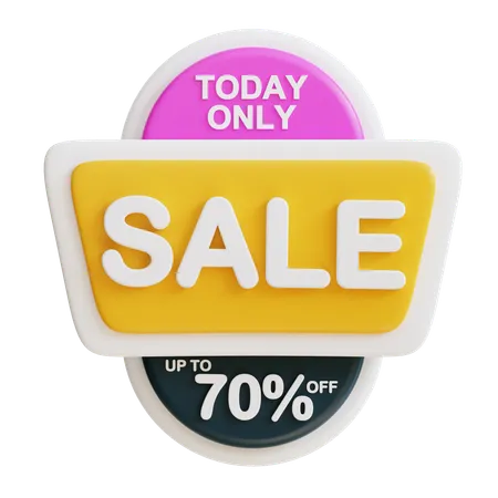 Today Sale 70  3D Icon