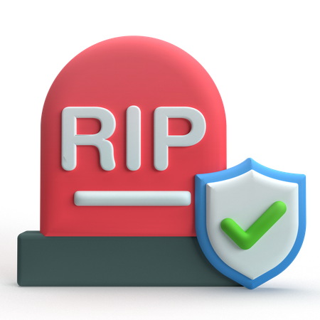 Todesfallversicherung  3D Icon