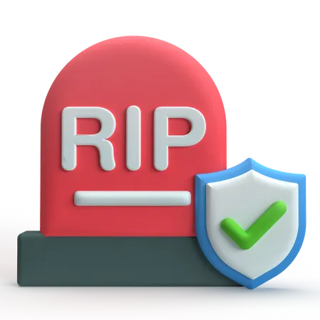 Todesfallversicherung  3D Icon