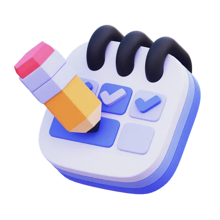 Todo List  3D Icon