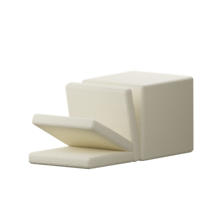 Tofu  3D Icon