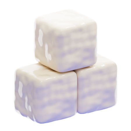 Tofu  3D Icon