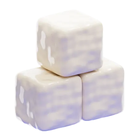 Tofu  3D Icon