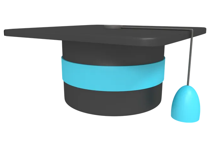 Graduation Hat School 3D Icon