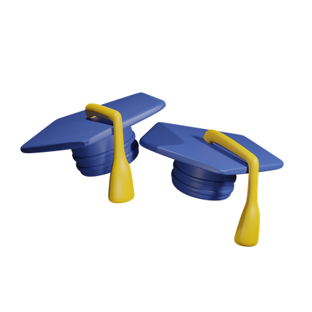 Toga Hat Graduation  3D Icon