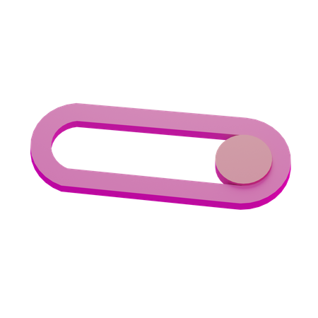 Toggle Bar Basic Geometry  3D Icon