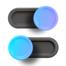 toggle button 3d images