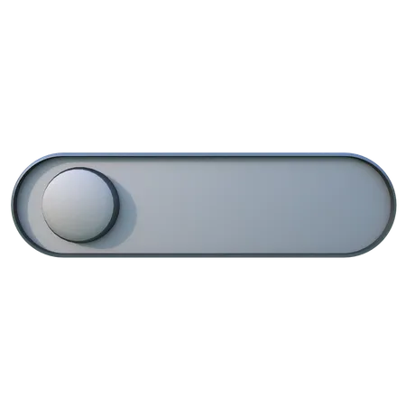 Toggle Button 3D Illustration