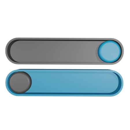 Toggle Button  3D Icon