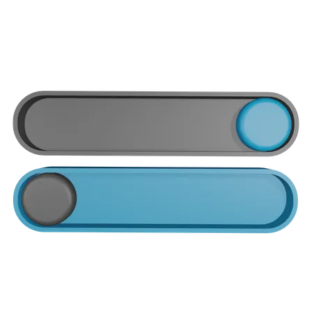 Toggle Button  3D Icon