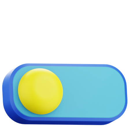 Toggle Button  3D Icon