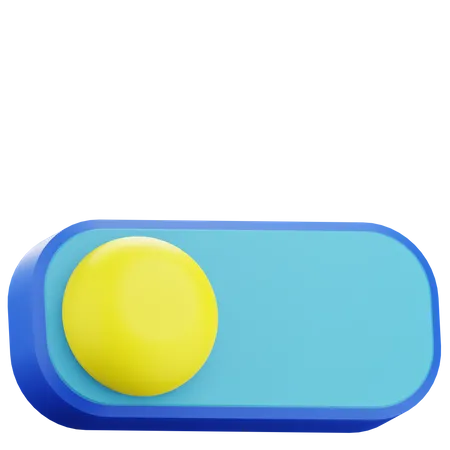 Toggle Button  3D Icon