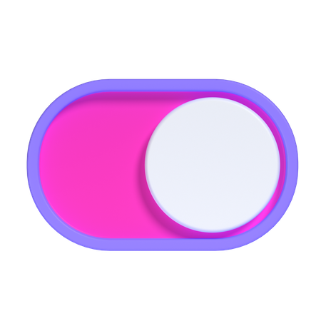 Toggle Button  3D Icon