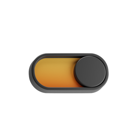 Toggle Button  3D Illustration