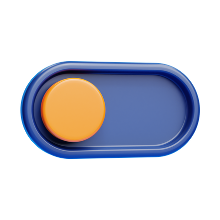 トグルボタン  3D Icon