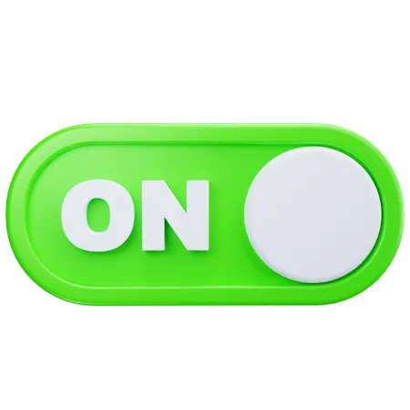 Toggle On  3D Icon