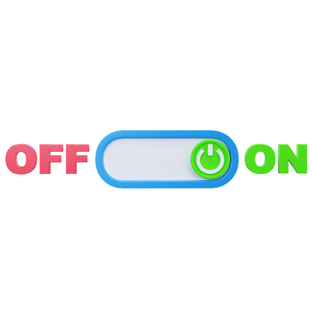 Toggle Power  3D Icon