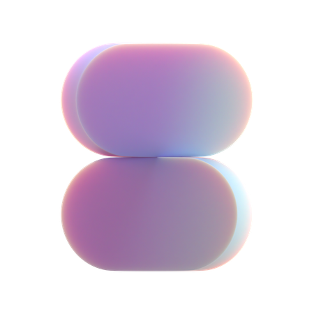 Toggle Rectangles  3D Icon