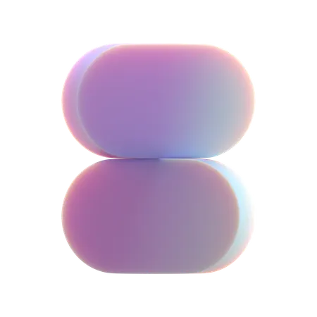 Toggle Rectangles  3D Icon