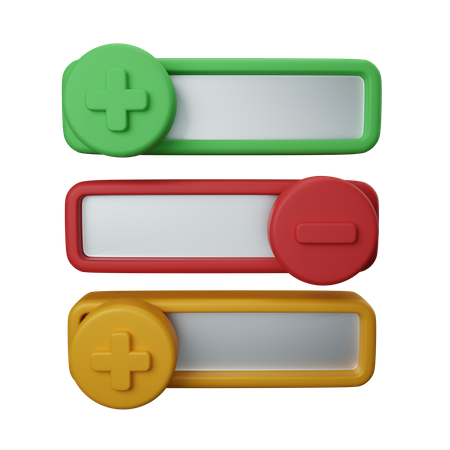 Toggle Switch 3D Icon