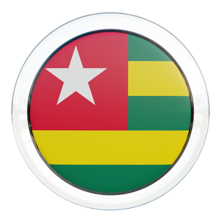 Bandeira do togo  3D Flag