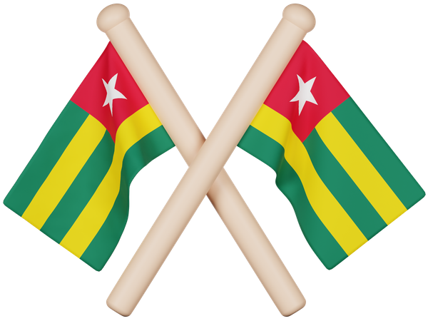 Togo Flag  3D Icon