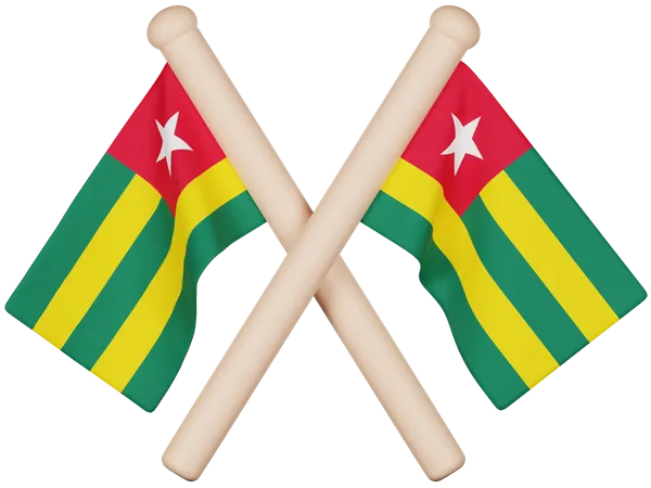 Togo Flag  3D Icon