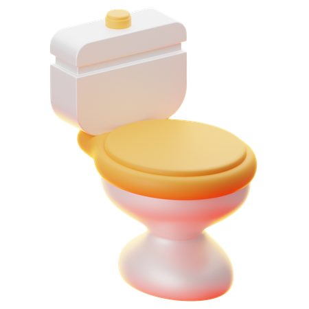 화장실  3D Icon