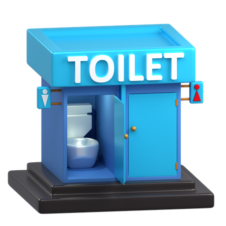トイレ  3D Icon