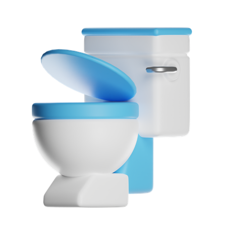 トイレ  3D Icon