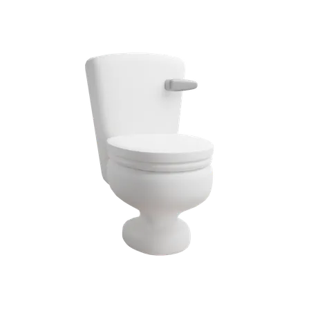 Toilet  3D Icon