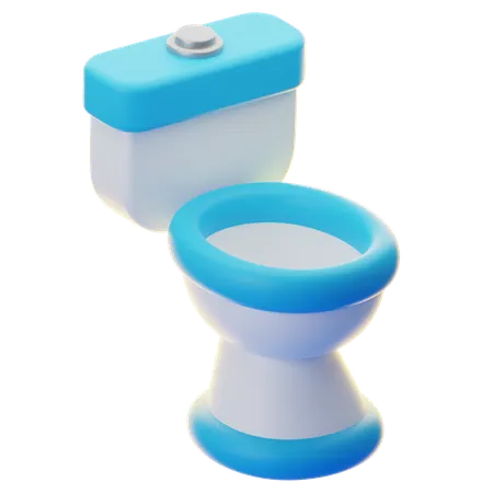 Toilet  3D Icon