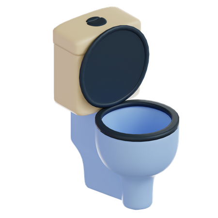 Toilet  3D Icon