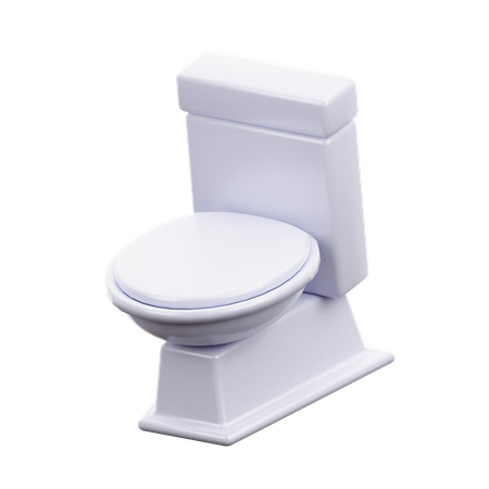 Toilet  3D Icon