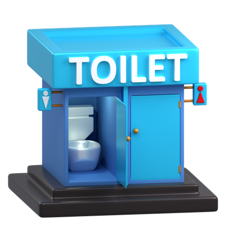 Toilet  3D Icon