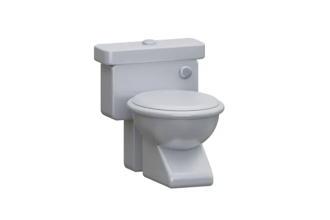 Toilet  3D Icon