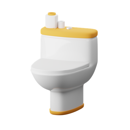 Toilet  3D Icon