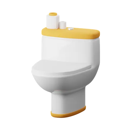 Toilet  3D Icon