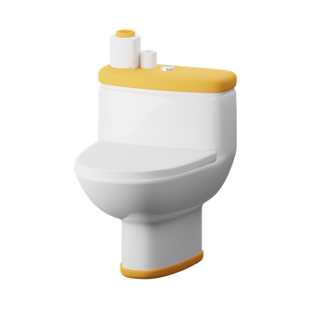 Toilet  3D Icon