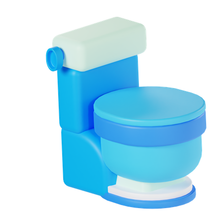 Toilet  3D Icon