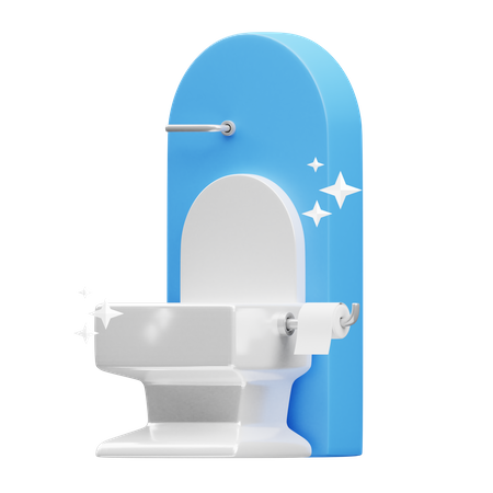 Toilet  3D Illustration