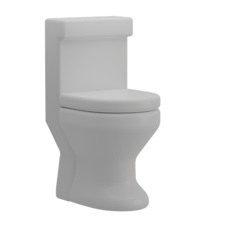 Toilet 3D Illustration