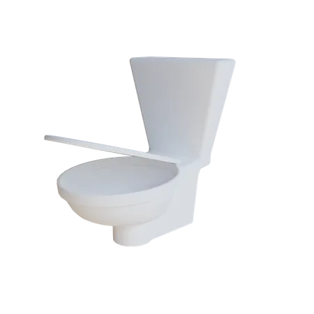Toilet 3 D Icon Illustration 3D Icon