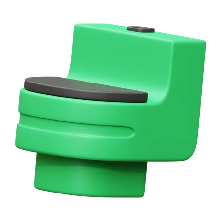 Toilet 3 D Render Icon Illustration 3D Icon